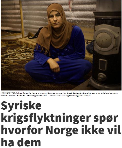 Hvorfor Norge ikke bør ta i mot noen syriske krigsflyktninger